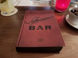 Schumann's Barのドリンクメニュー