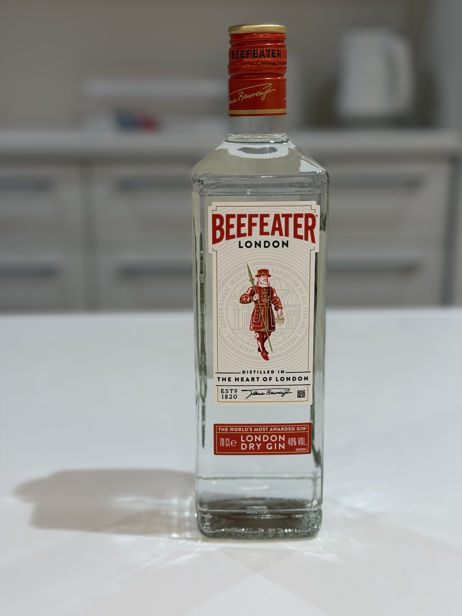 ビーフィーター ロンドンドライジンのボトル